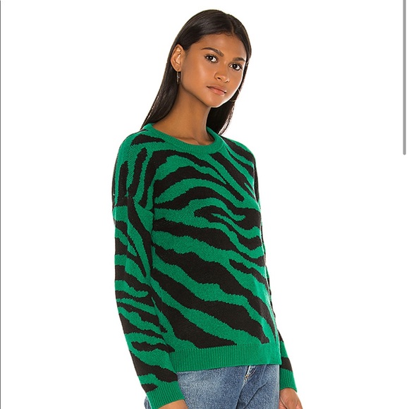 BBDakota You're An Animal Sweater in Pepper Green - Picture 2 of 11